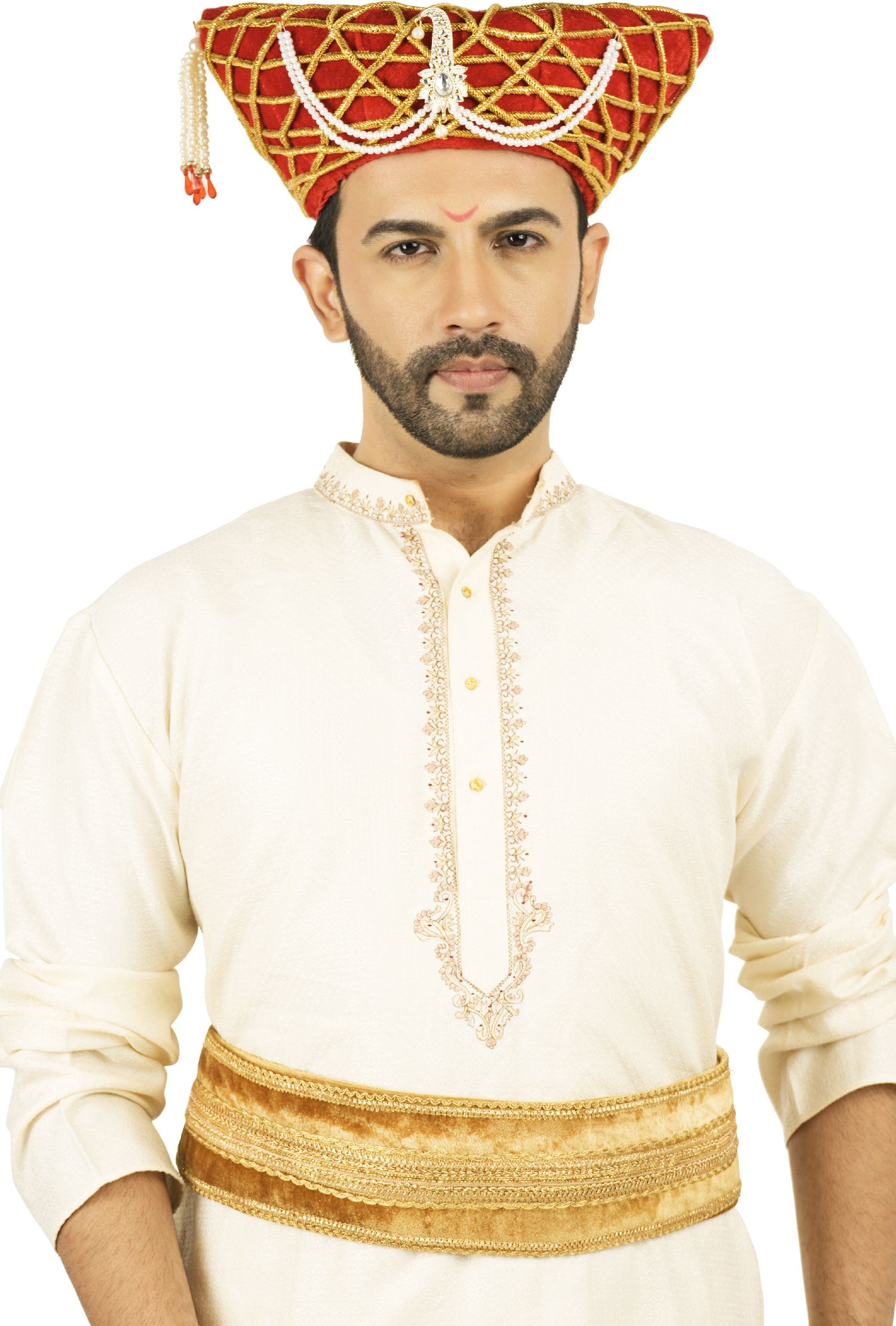 PRIYAKANT SAFAWALA Solid Pagri-image-49