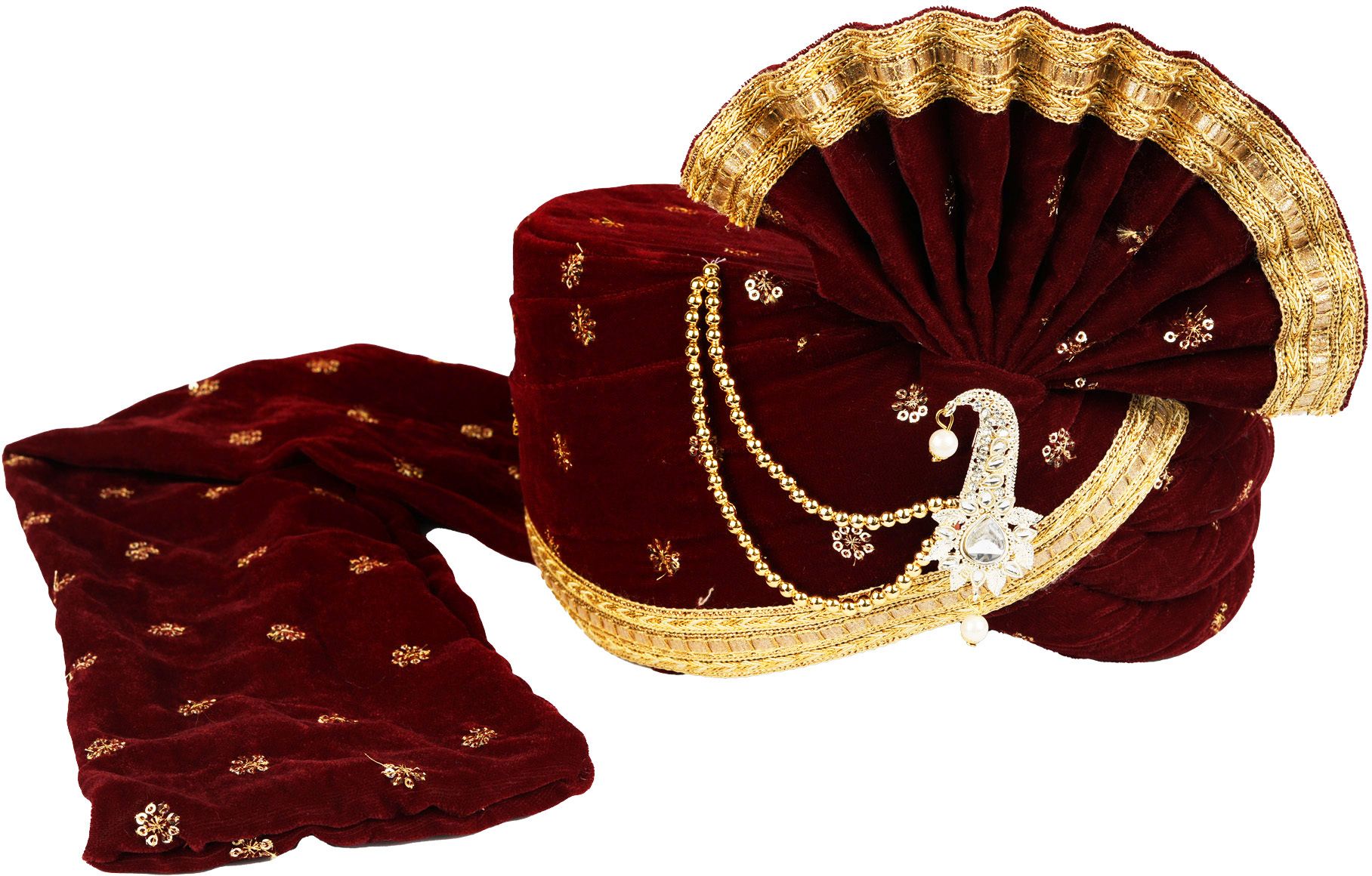 PRIYAKANT SAFAWALA Solid Pagri-image-47