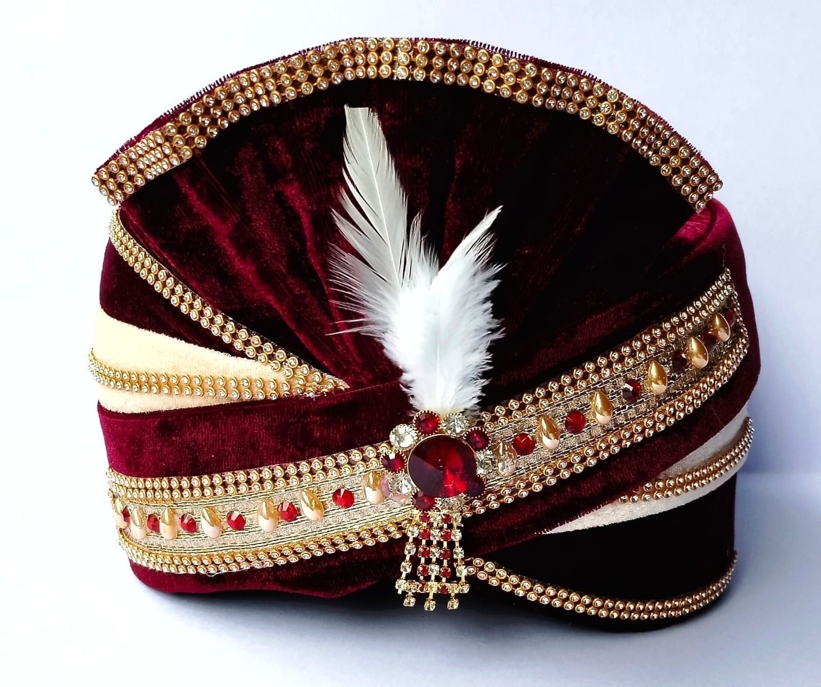 BSSAFA Solid, Self Design Pagri