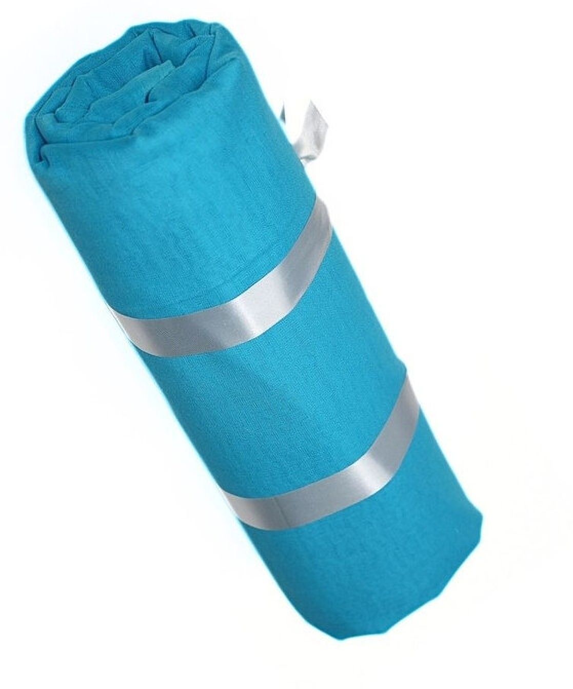 CHARKHI 7 Meter Sky Blue Pure Full Voile Punjabi Turban for Men Solid Pagri-image-47
