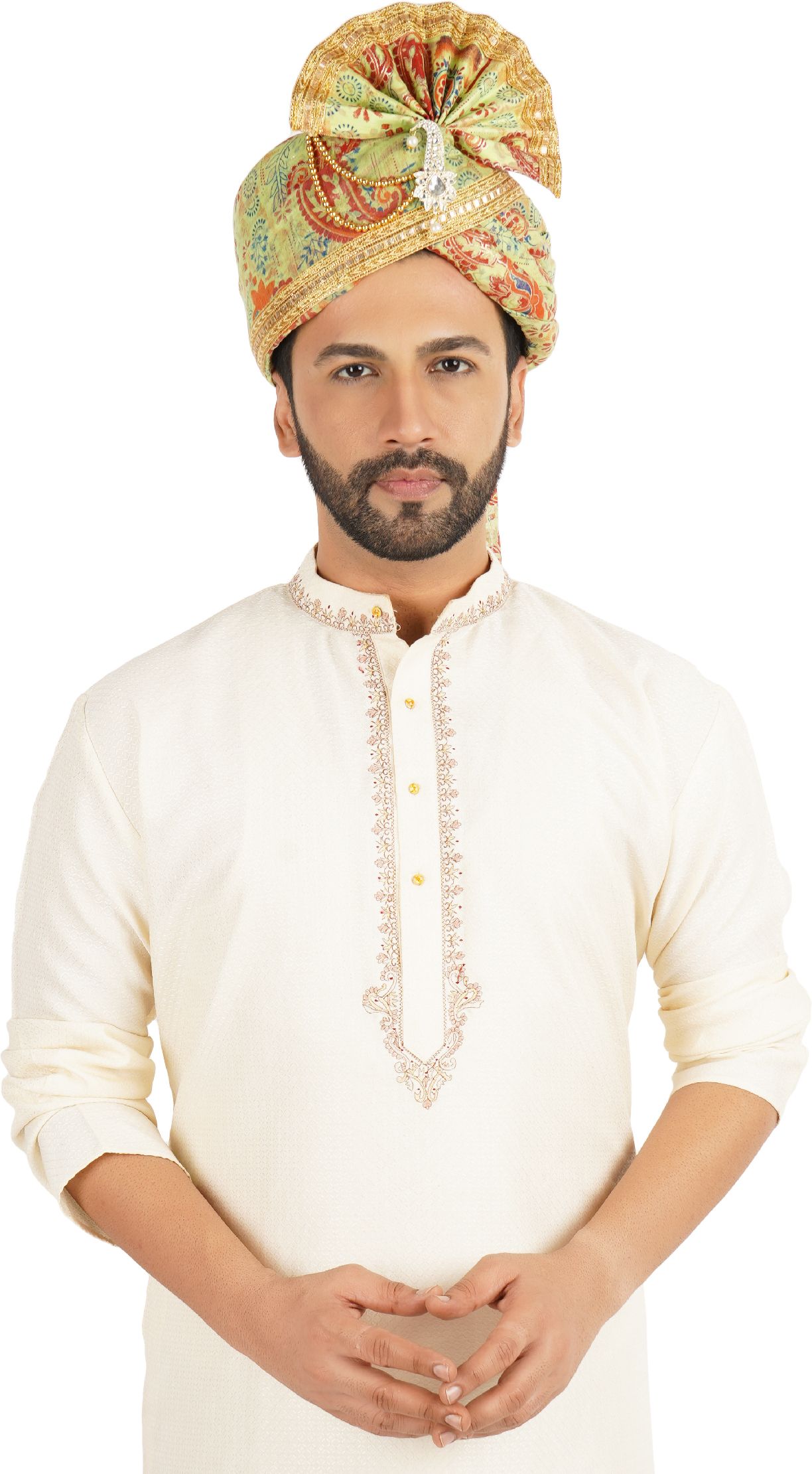 PRIYAKANT SAFAWALA Solid Pagri-picture-47