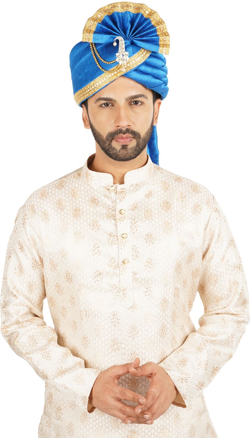 PRIYAKANT SAFAWALA Solid Pagri-image-46