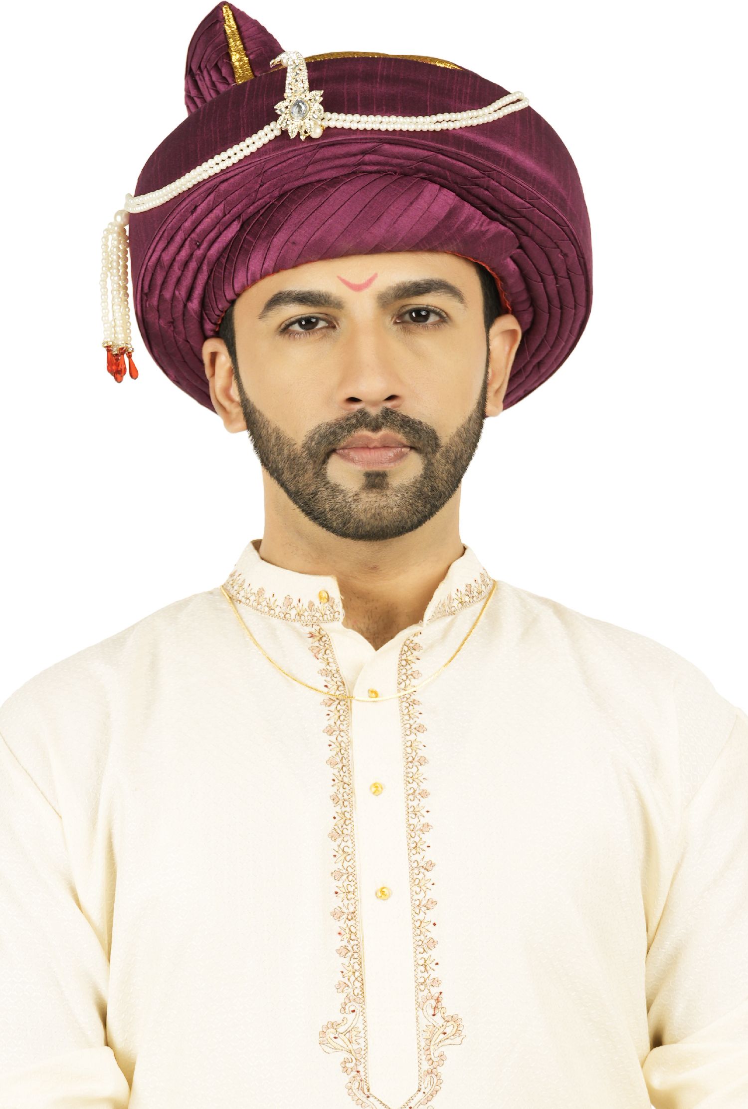 PRIYAKANT SAFAWALA Solid Pagri-image-28