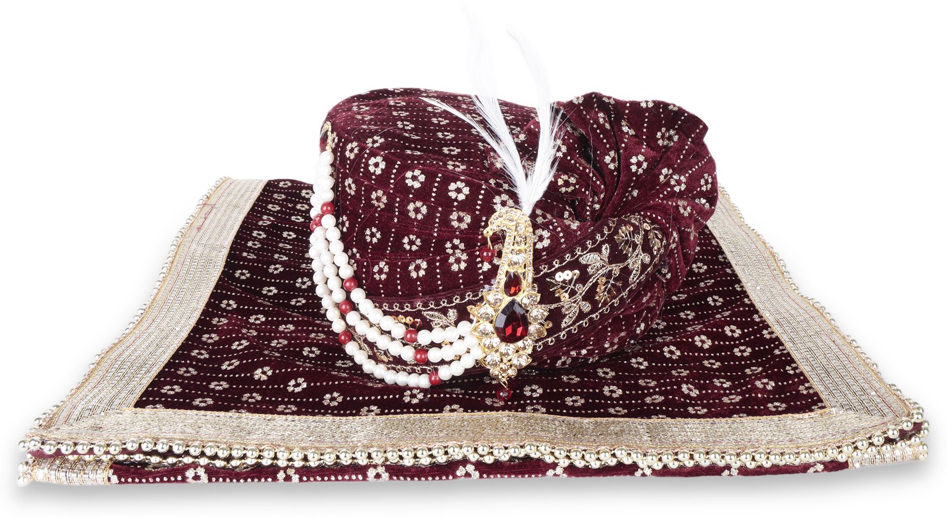 Acquire Trend Embroidered Pagri-picture-23