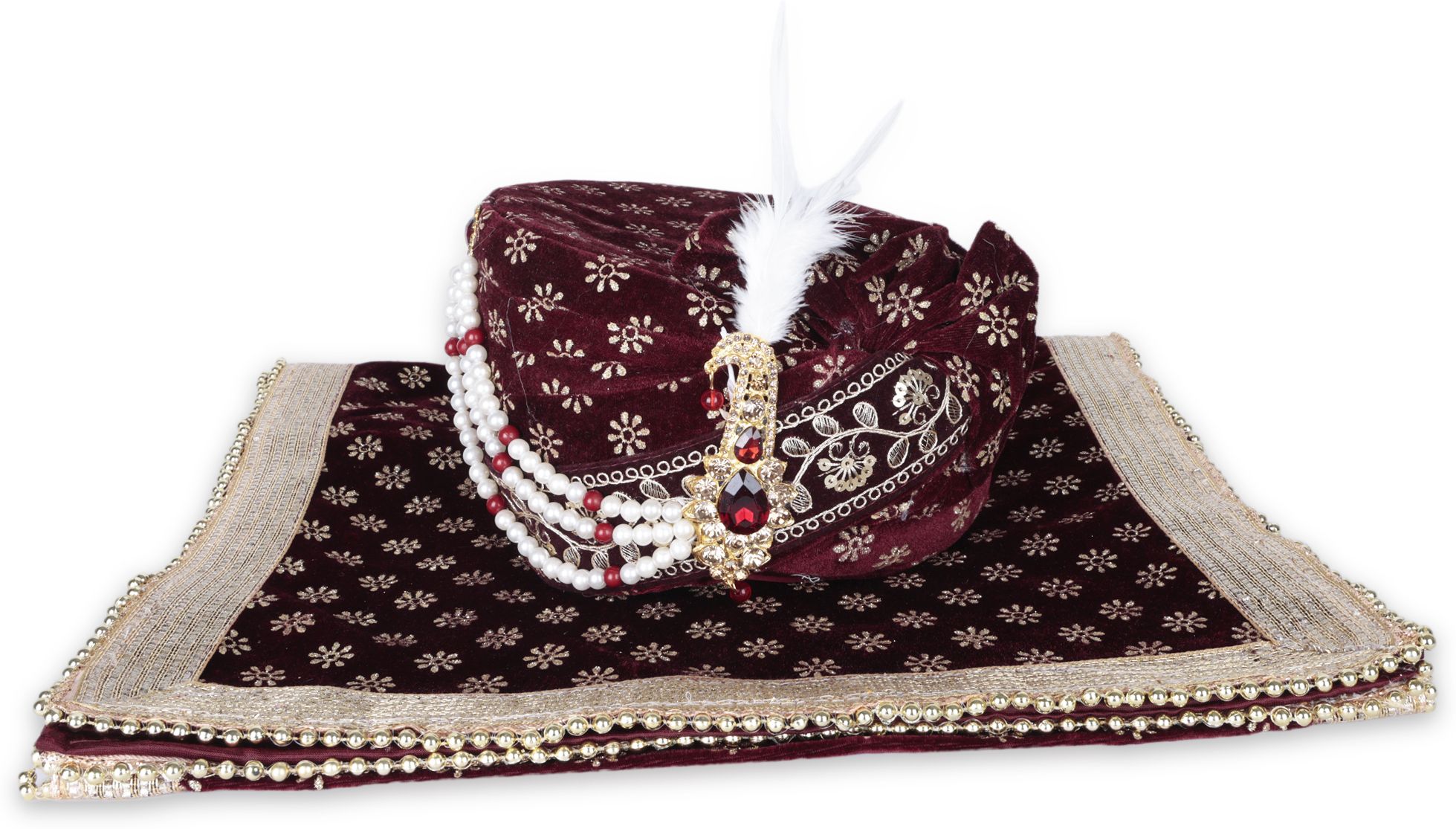 Acquire Trend Embroidered Pagri-picture-46