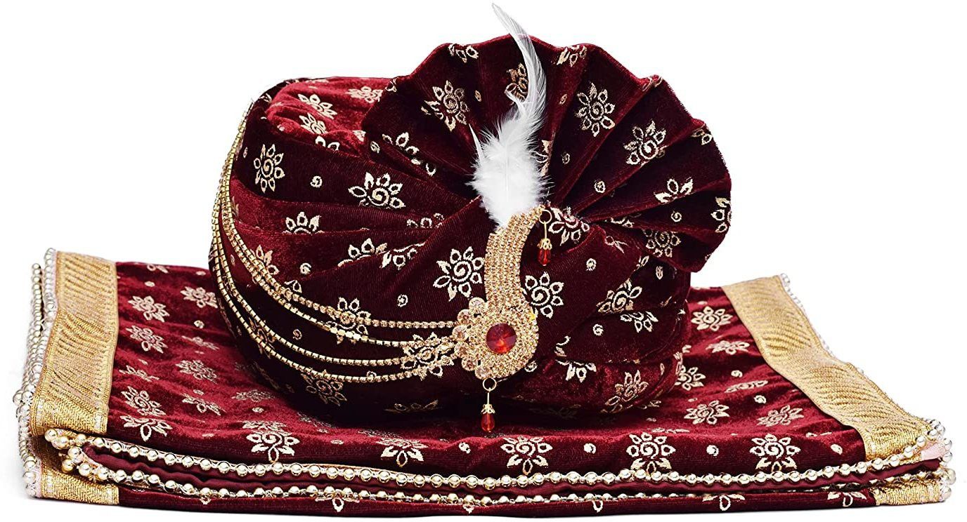 RAM MURTI ENTERPRISES Self Design Pagri-image-36