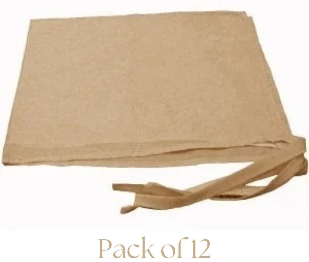 SARDAR EXCLUSIVE PURE COTTON Large KHAKHI 4 TANI PATKA - DASTAAR / BANDANA (Pack of 12) Solid Pagri-image-36