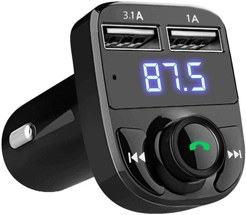 v5.0 Car Bluetooth Device with Car Charger, Adapter Dongle, FM Player, FM Transmitter, MP3 Player, Audio Receiver