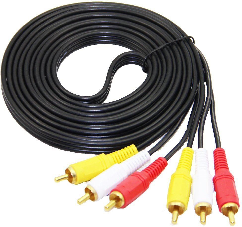 BhalTech TV-out Cable 3RCA to 3RCA Male Stereo Audio Video Cable 1.5M-image-30