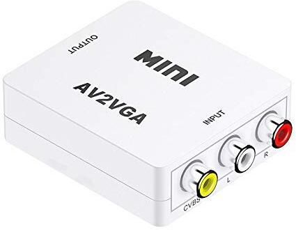 RyzCare TV-out Cable AV2VGA Video Convertor Box AV RCA CVBS to VGA Video Converter-picture-23