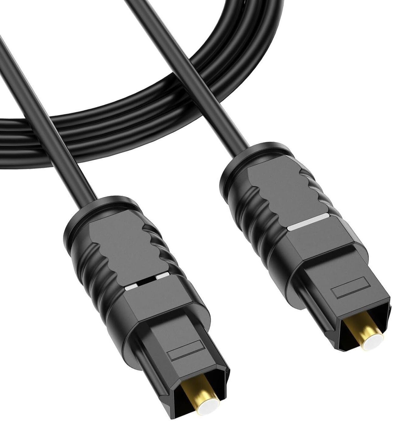 Akwor TV-out Cable 1 Meter Digital Optical Audio Cable – Ultra-Slim Toslink with Metal Connectors-image-21