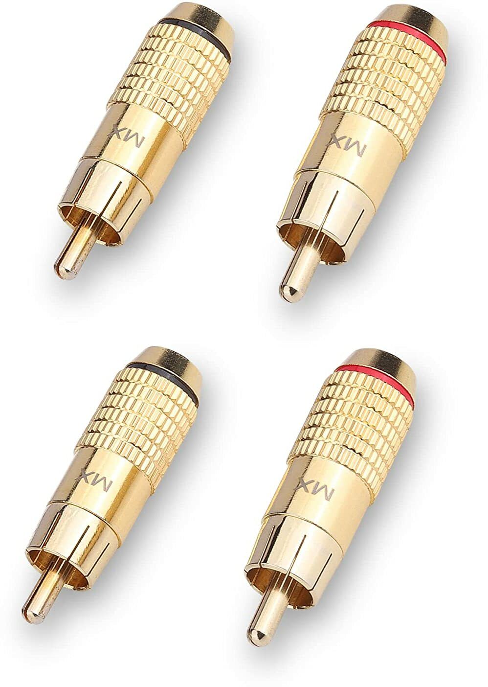 MX TV-out Cable HEAVY DUTY RCA MALE CONNECTOR (MX871)(PACK OF 4)-image-9