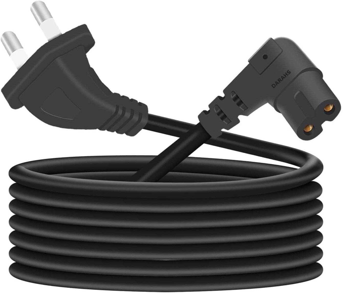 Darahs TV-out Cable 90 Degree L-Shaped for Philips Toshiba LG hisense Sharp Samsung Panasonic-image-3