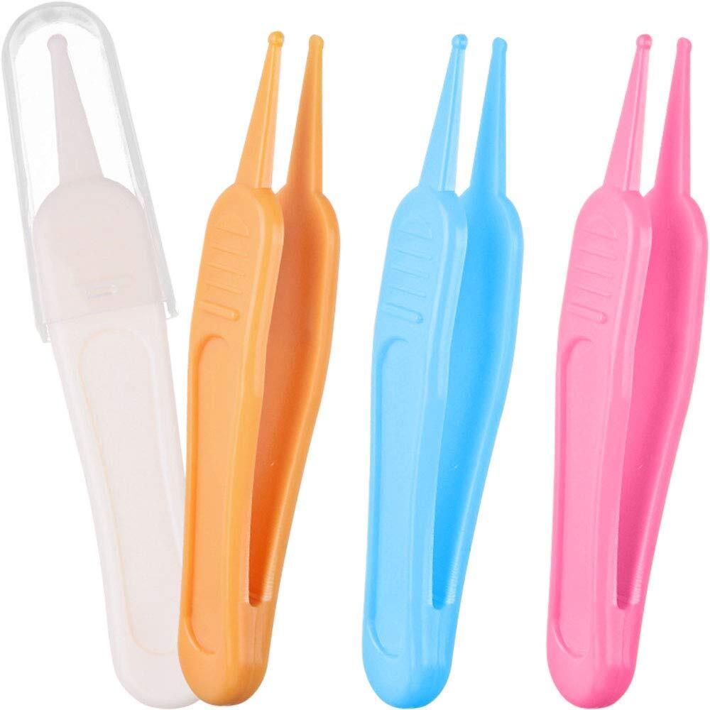 4 Pieces Nose Cleaning Tweezers Safe and Effective Clip Care Ear Nose Clean Tool-image-40
