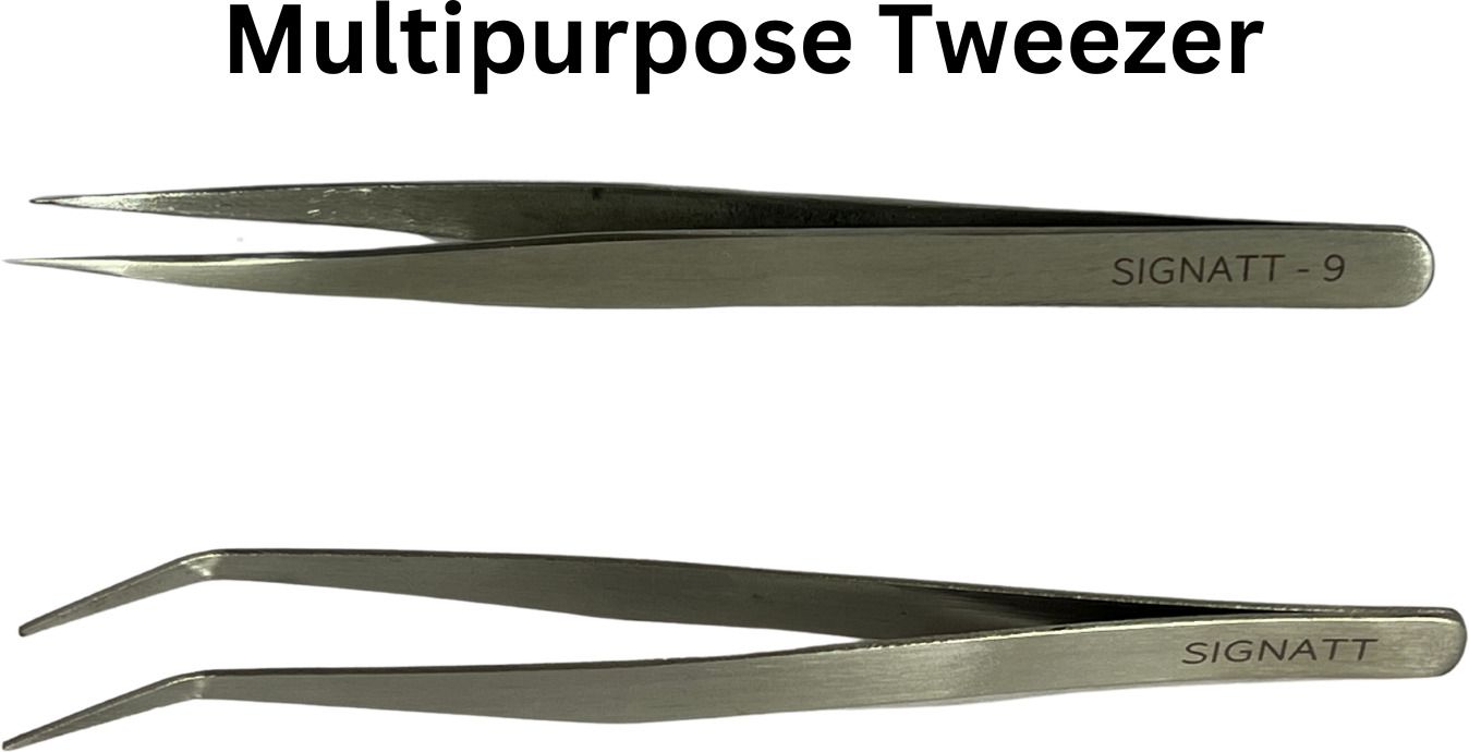 signatt Premium Quality Stainless Steel Tweezer Set Of 2 Pc-picture-16
