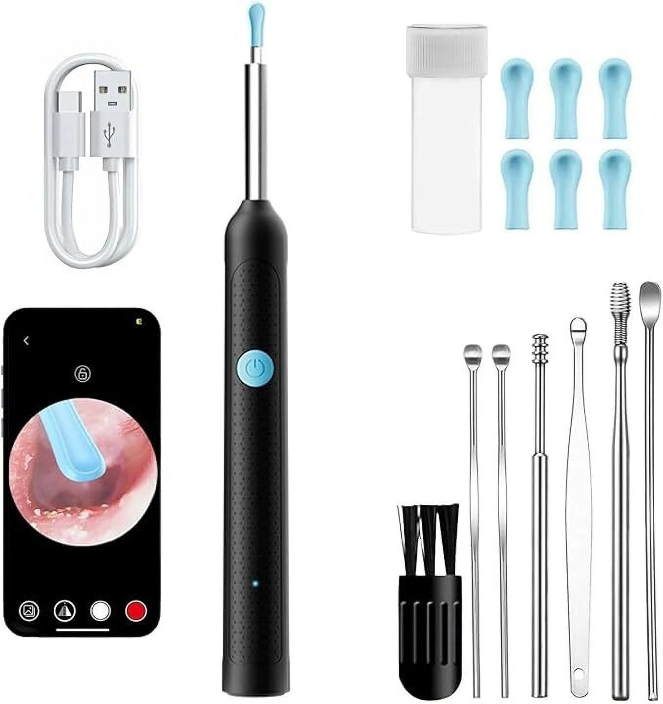 hvg traders Ear Wax Removal with Camera 1296P High-Definition Ear Wax Removal Kit-picture-26