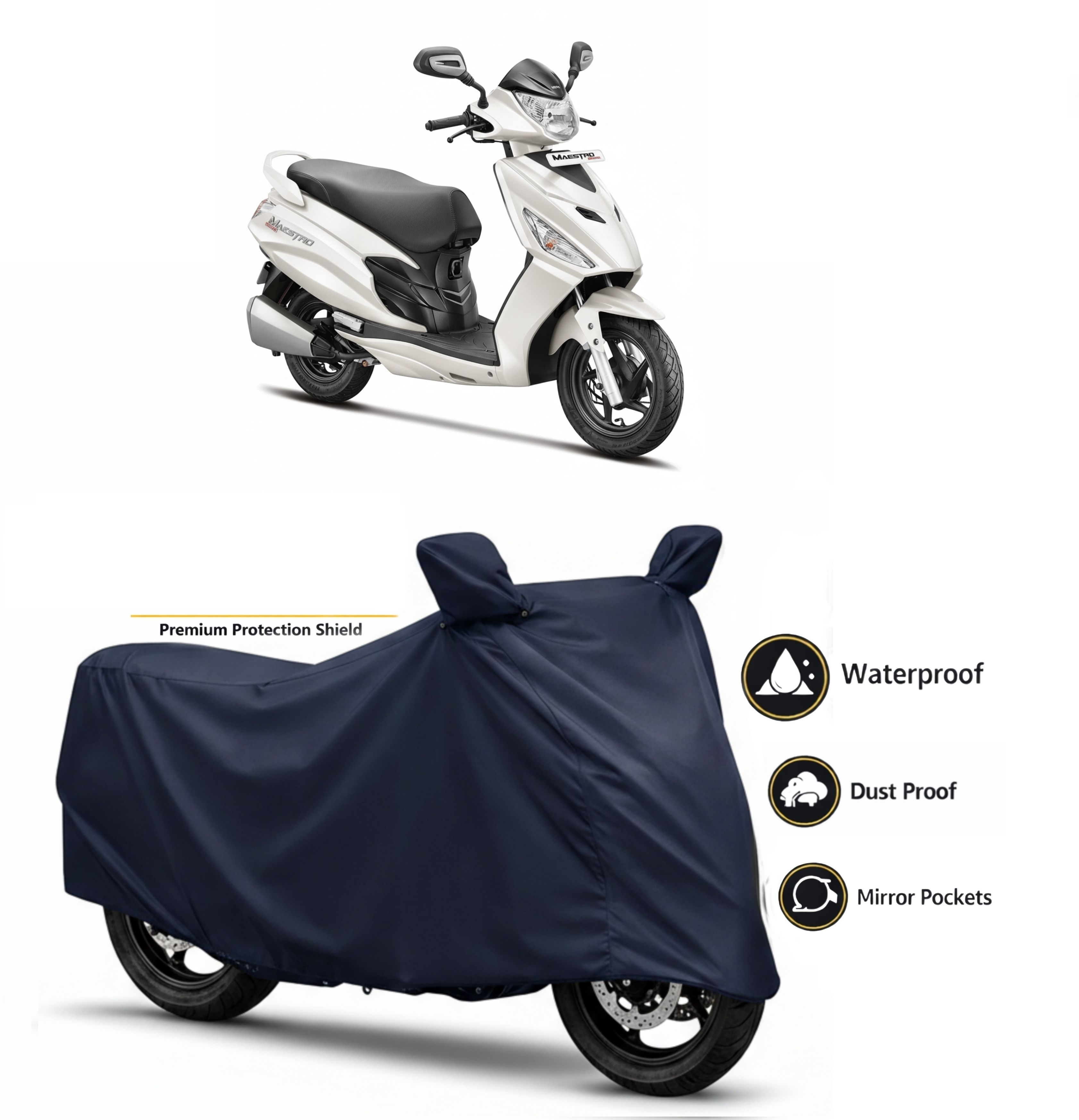 waterproof two wheeler cover for hero