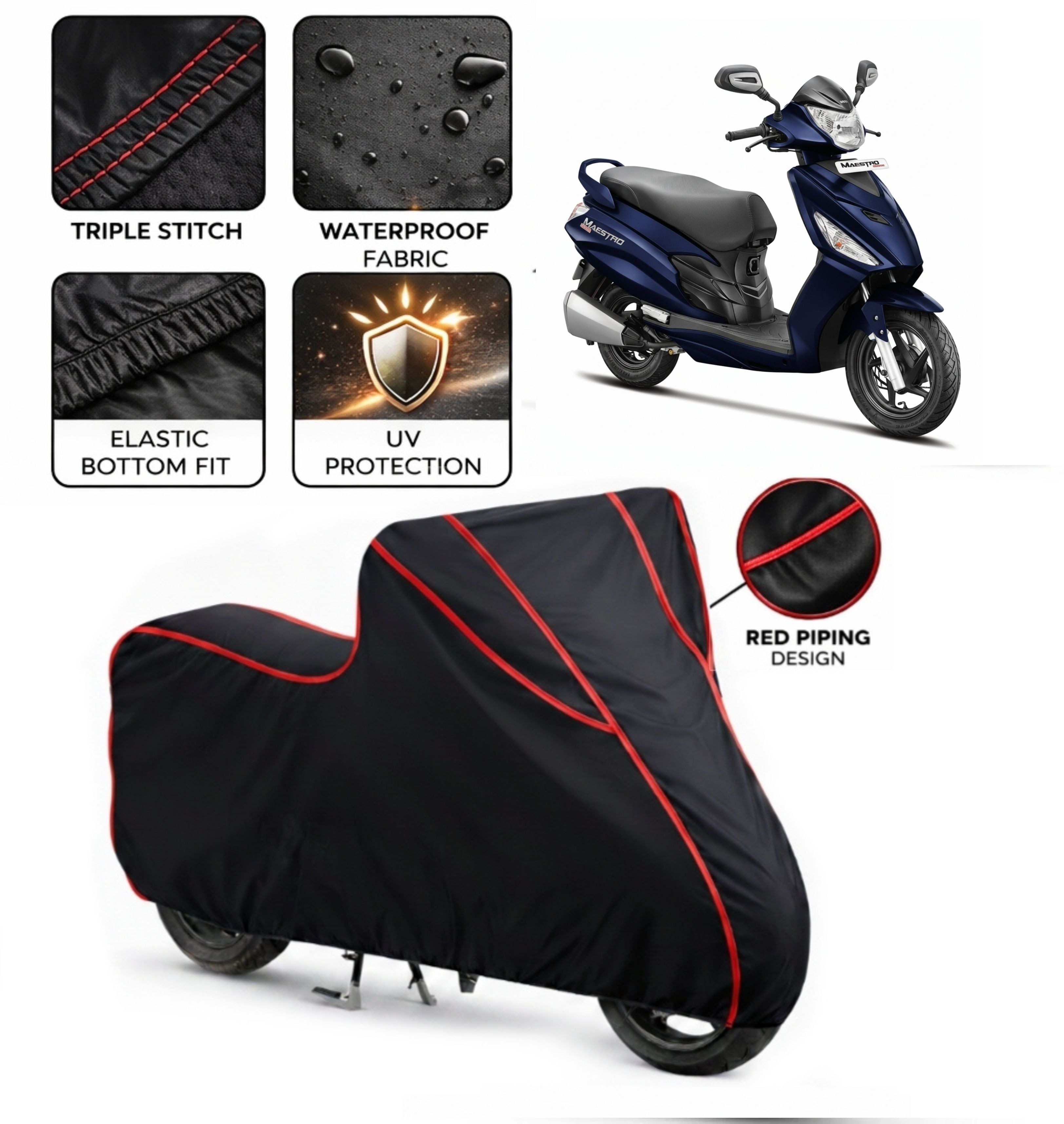 waterproof two wheeler cover for hero
