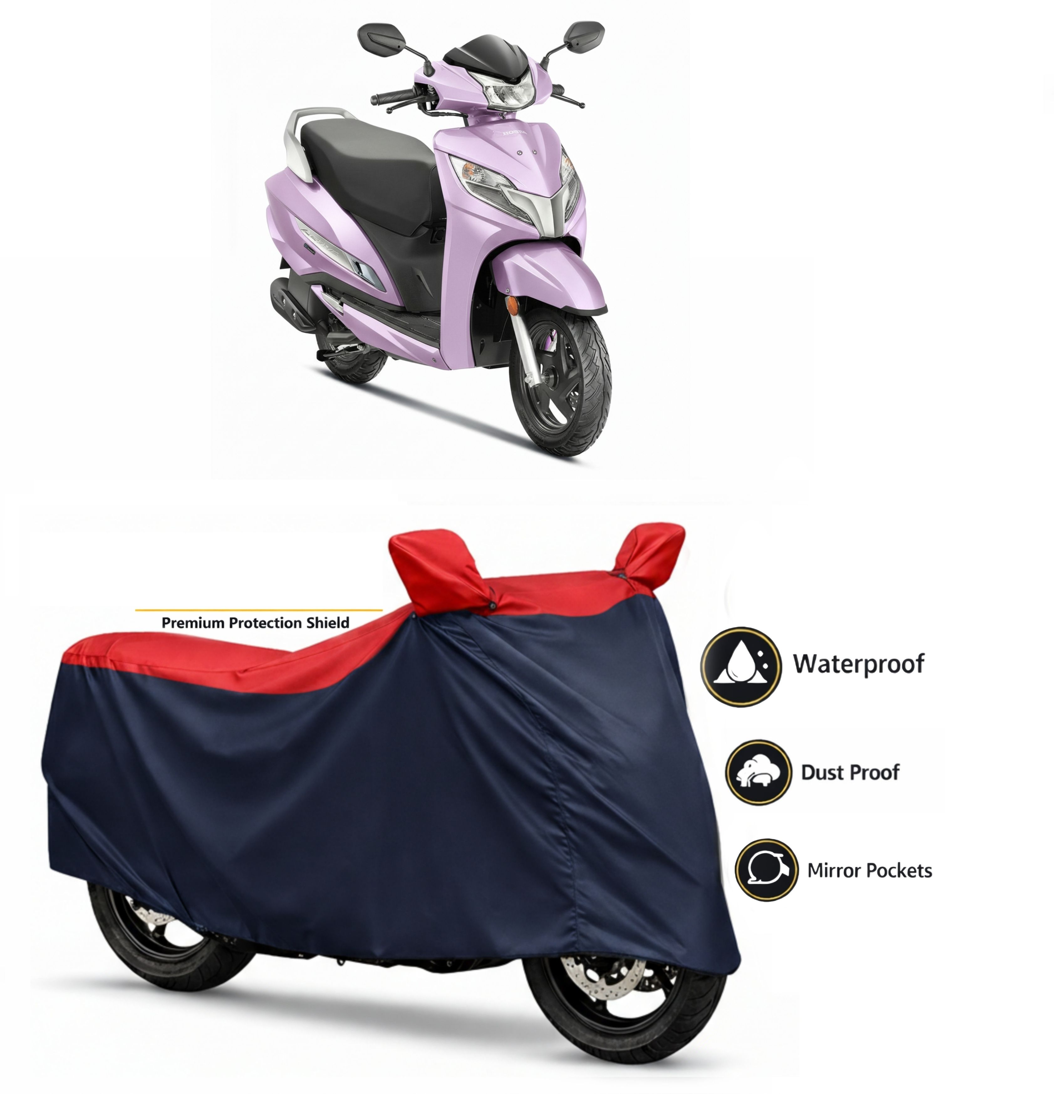 waterproof two wheeler cover for universal for bike