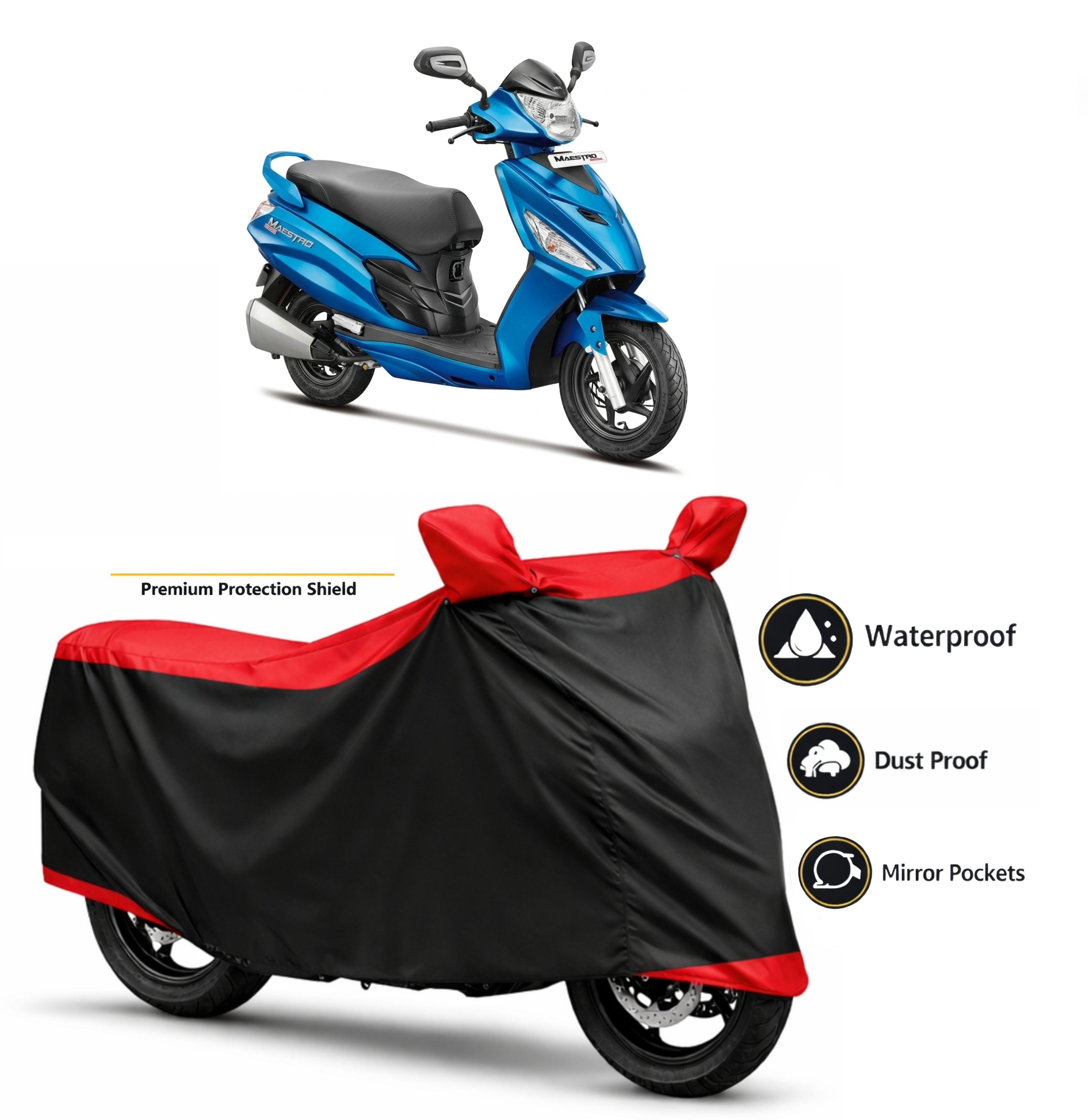 waterproof two wheeler cover for hero
