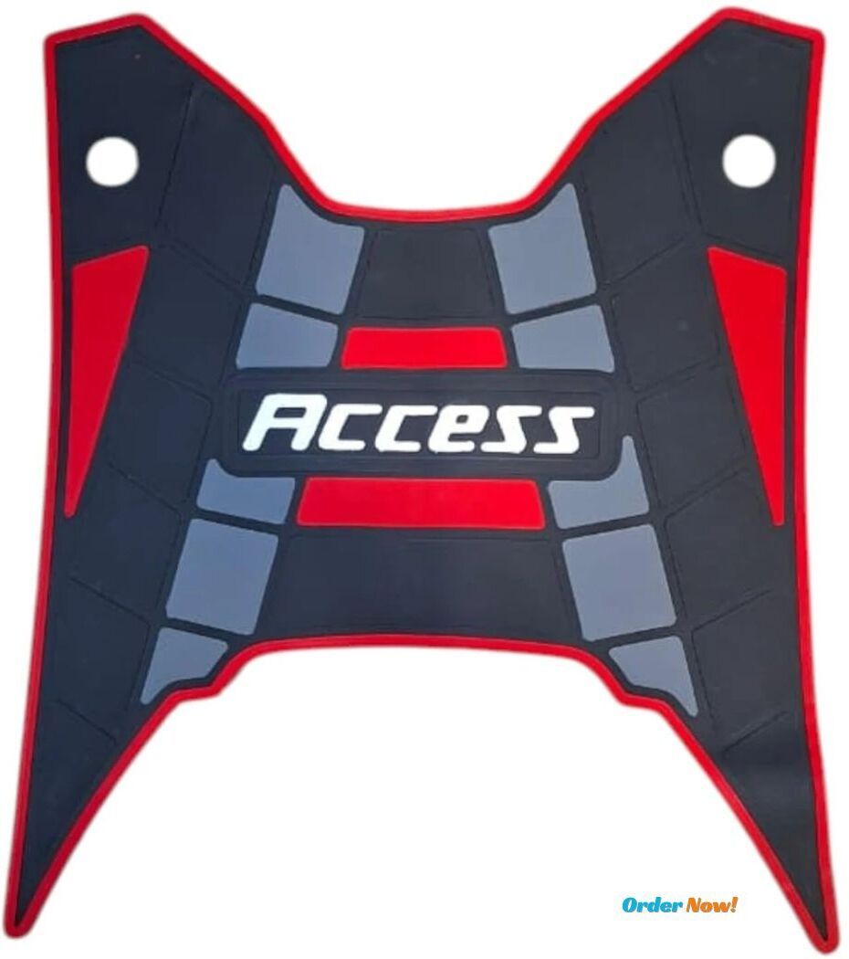 Suzuki Access Rubber Floor Mat | Waterproof Anti-Skid Footboard Mat Suzuki Access Two Wheeler Mat-image-4