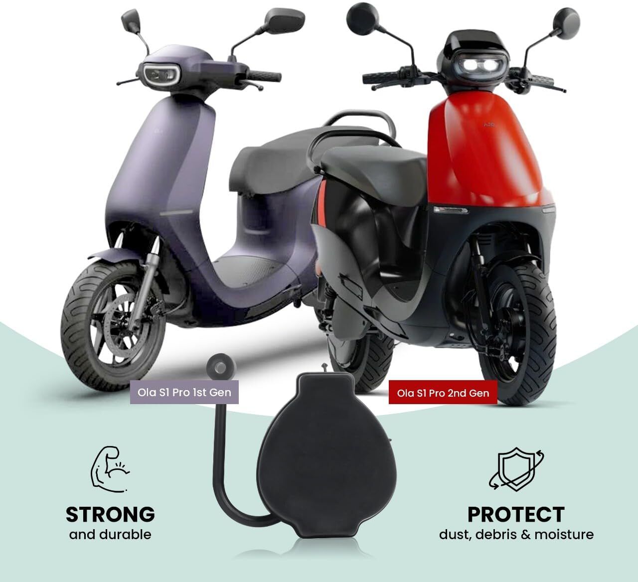 anyride OLA Charging cap, OLA (S1 Pro 1st & 2nd Gen) Combo-picture-17
