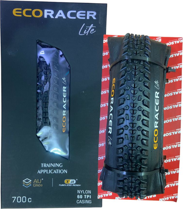 Ecoracer Lite Foldable Tubeless Ready Training Tyre (Size 700*35C) Tyre (Pack of1) For Bicycle-image-1