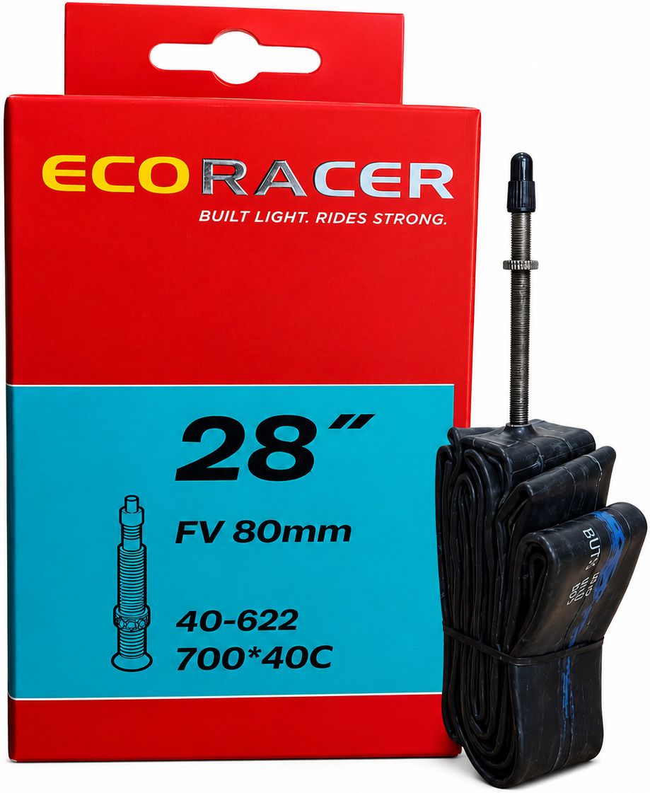 Ecoracer 700x40C Bicycle Inner Tube Presta Valve 80mm Butyl Tube For Bicycle-image-18
