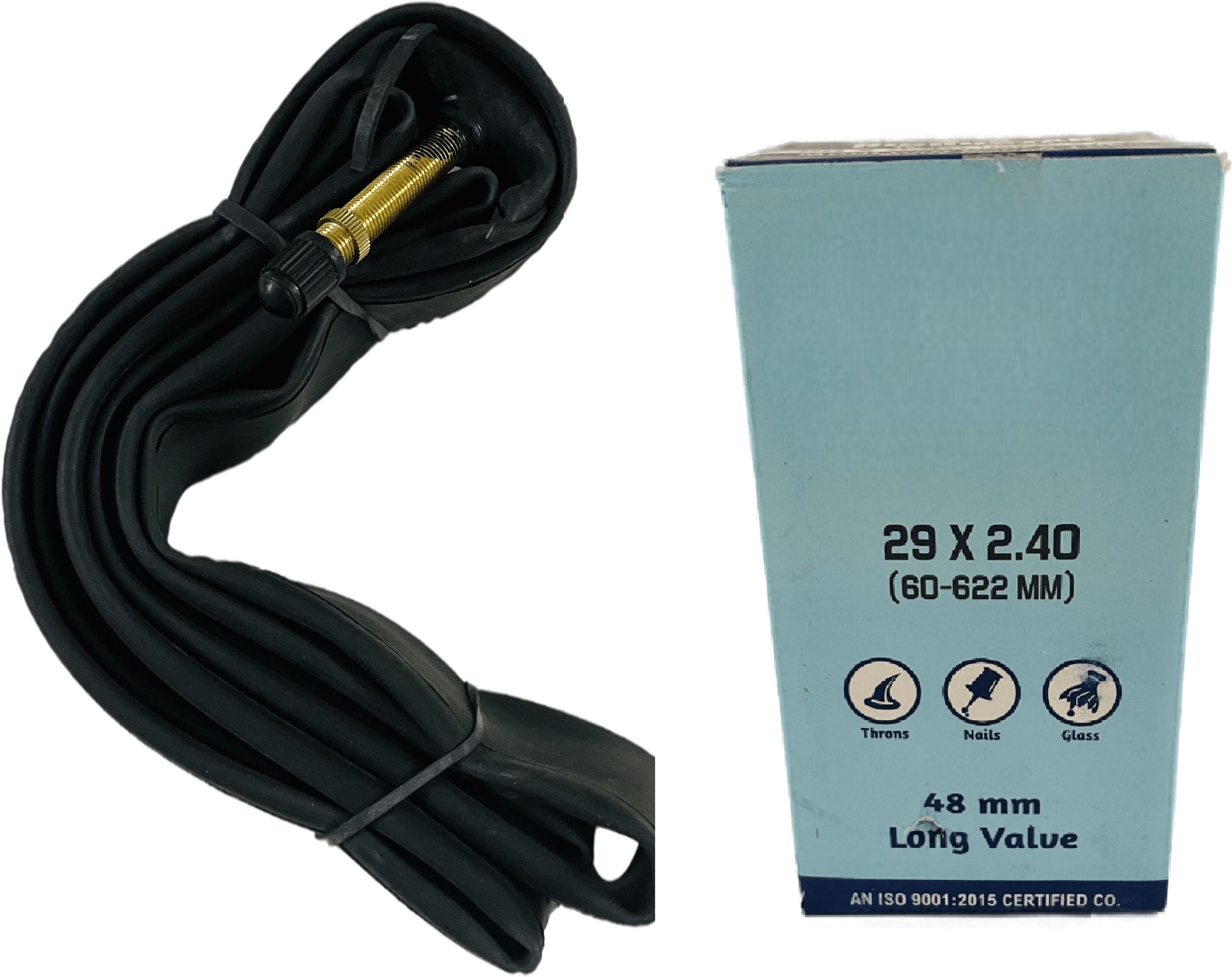 Cycle Tube Size 29X2.40 Schrader Valve 48MM Moulded Butyl Rubber Bicycle Tube Tubular For 29X2.40, 29X2.35, 29X2.10-image-47