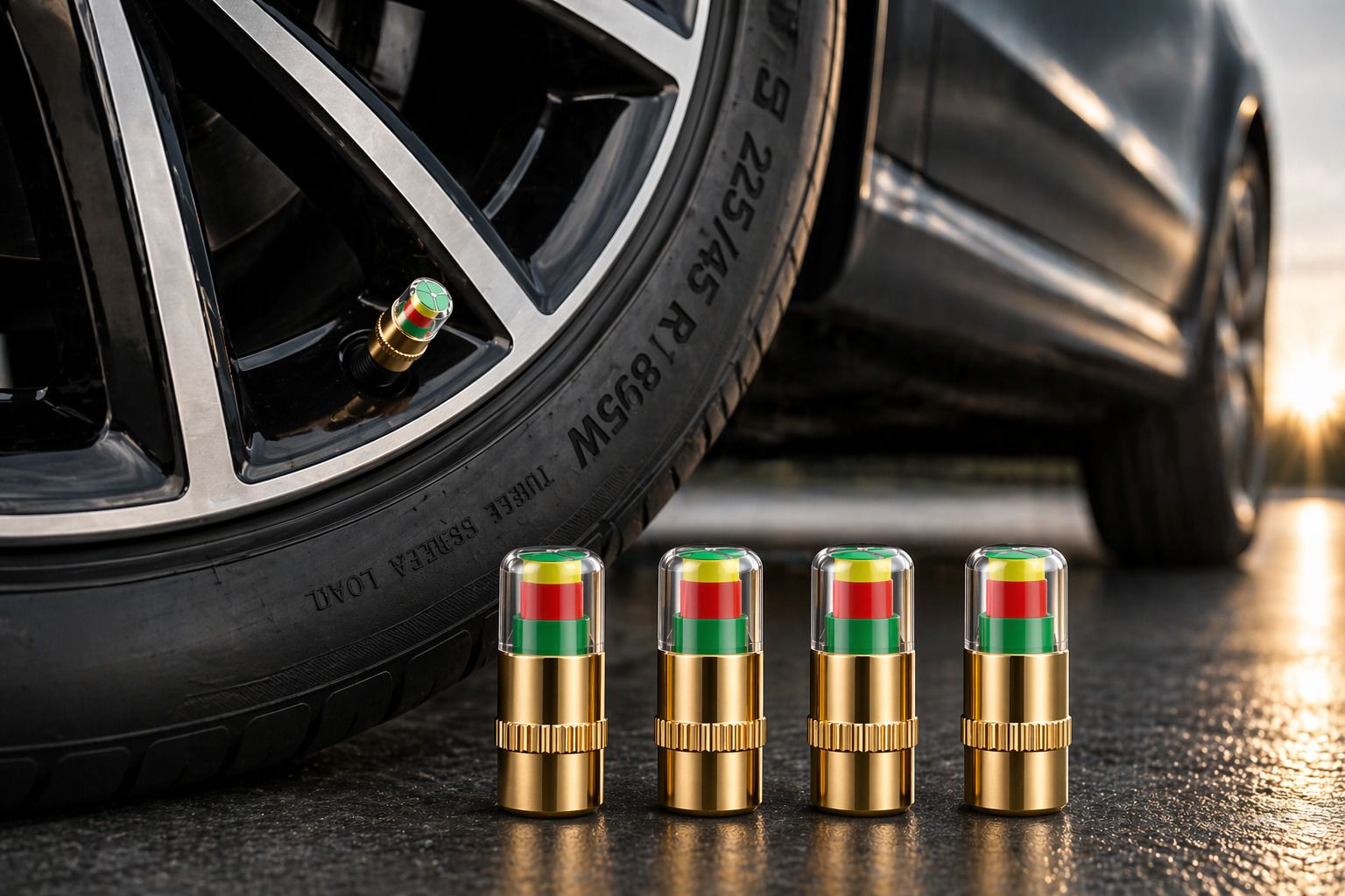 Copper Tyre Valve Cap for Car-image-25