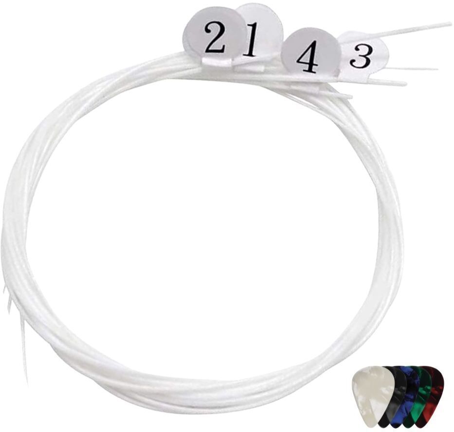 amg music Set of Nylon Ukulele String Replacement String For Soprano,Concert,Tenor Ukulele Concert Ukelele Strings-picture-45