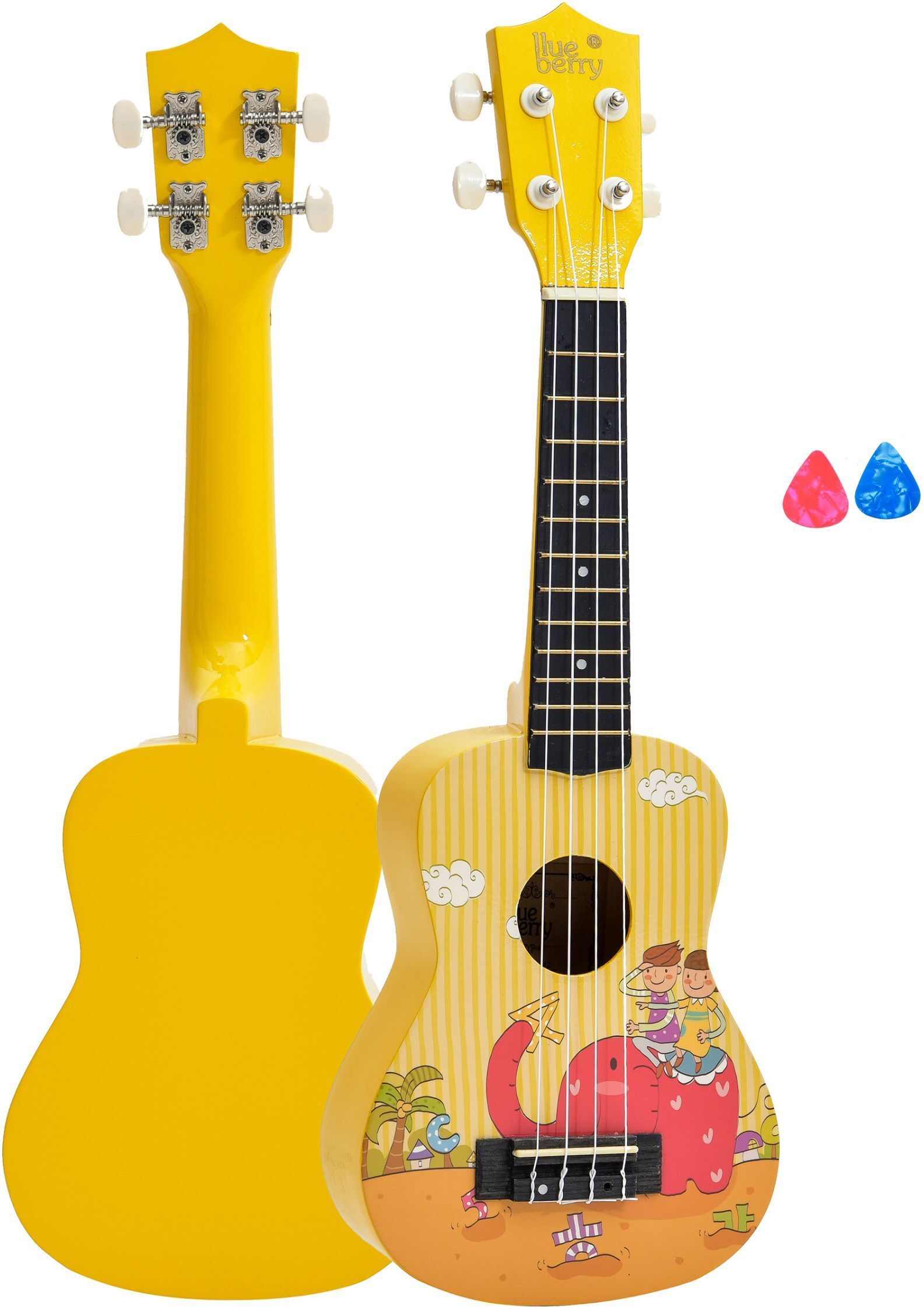 blueberry UK-42-GAJRAJ Soprano Body Mahogany Soprano Ukulele-picture-23