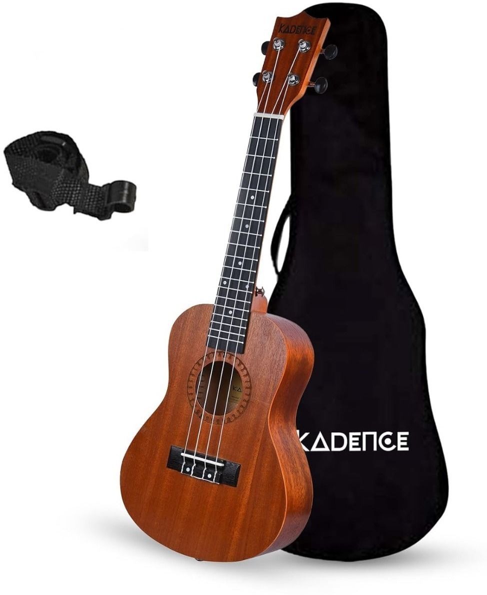 Concert Ukulele 23", Cinnamon Brown colour, fluorocarbon strings Concert Ukulele