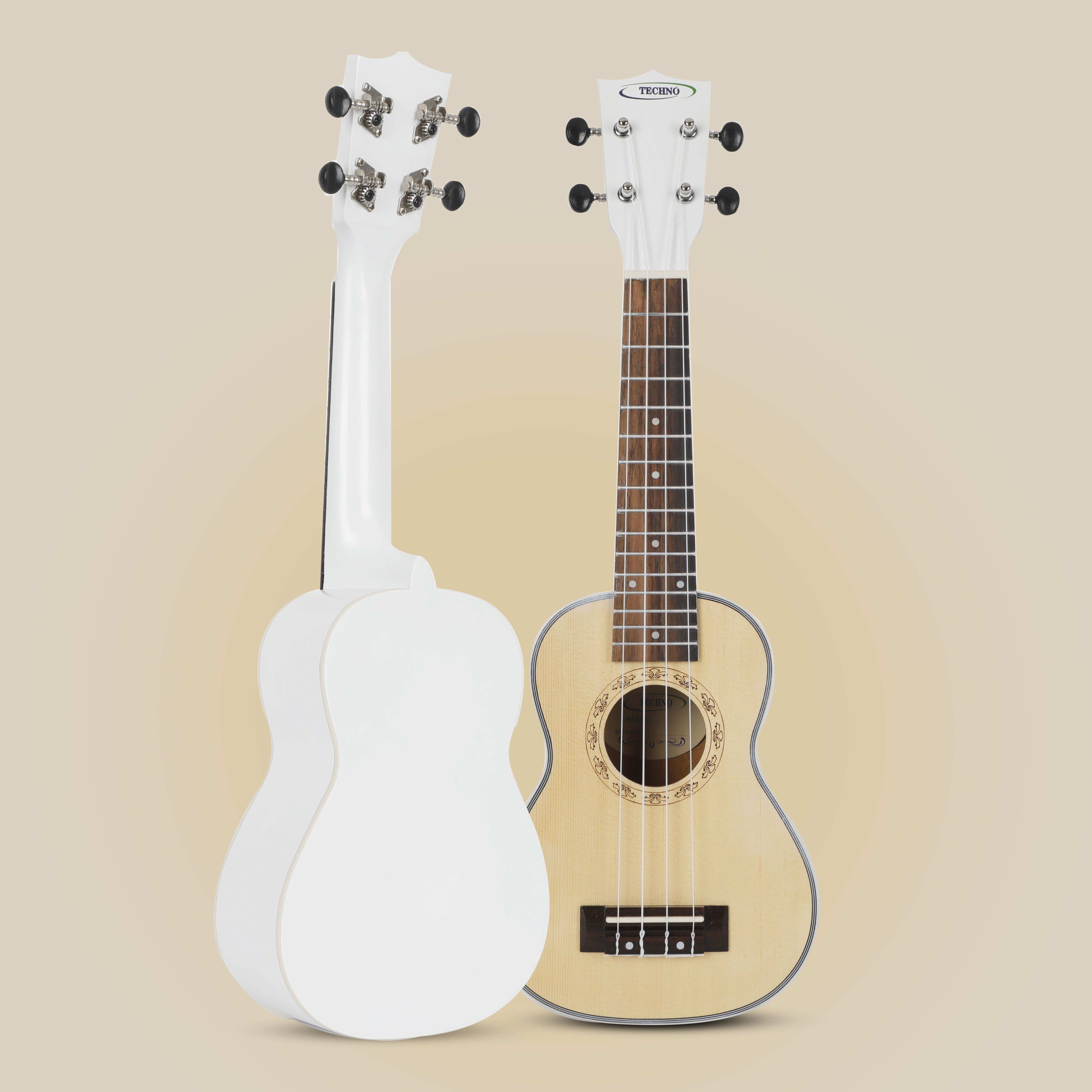 techno 21" Soprano Acoustic-Electric Guitar Spruce Top Soprano Ukulele-picture-36