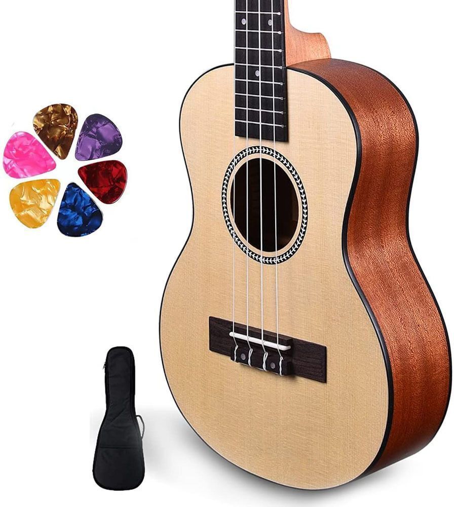 Mahogany Wood Ukulele 24inch Concert Sized Ukulele Concert Ukulele-image-2