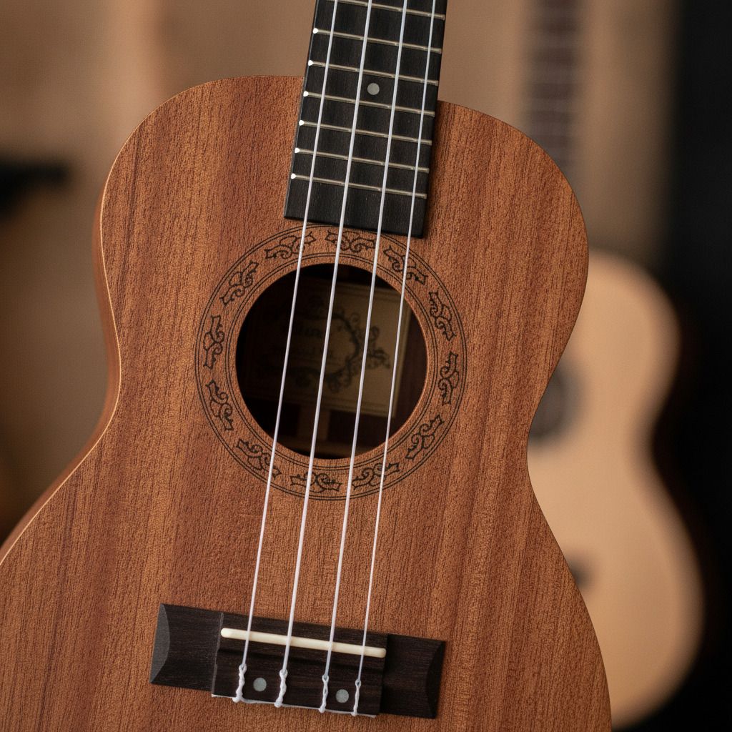 amg music 24Inch Concert Size Ukulele with String and picks for Professional Beginner Kids Concert Ukulele-picture-18