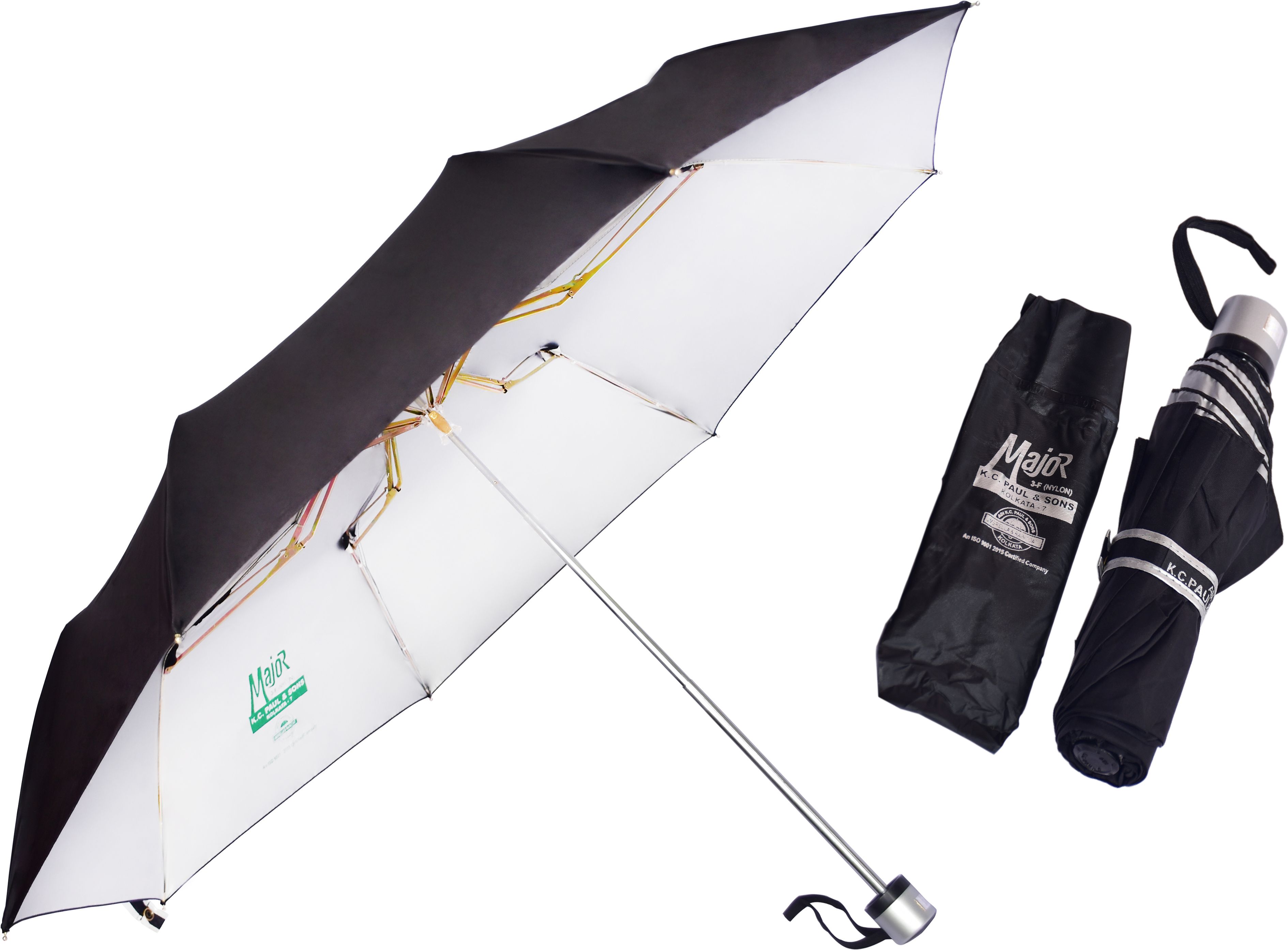 Major 3 Fold 21.5-inch Heavy duty long lasting Umbrella for Men & Women, Umbrella-image-45