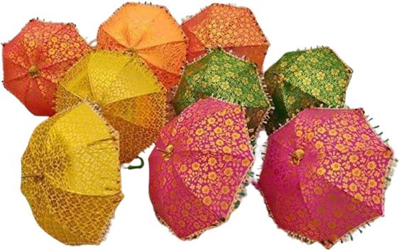 patwari arts Set-4 Decorative Umbrella Indian Wedding, Diwali, Christmas, Mehndi & Haldi. Umbrella-picture-21