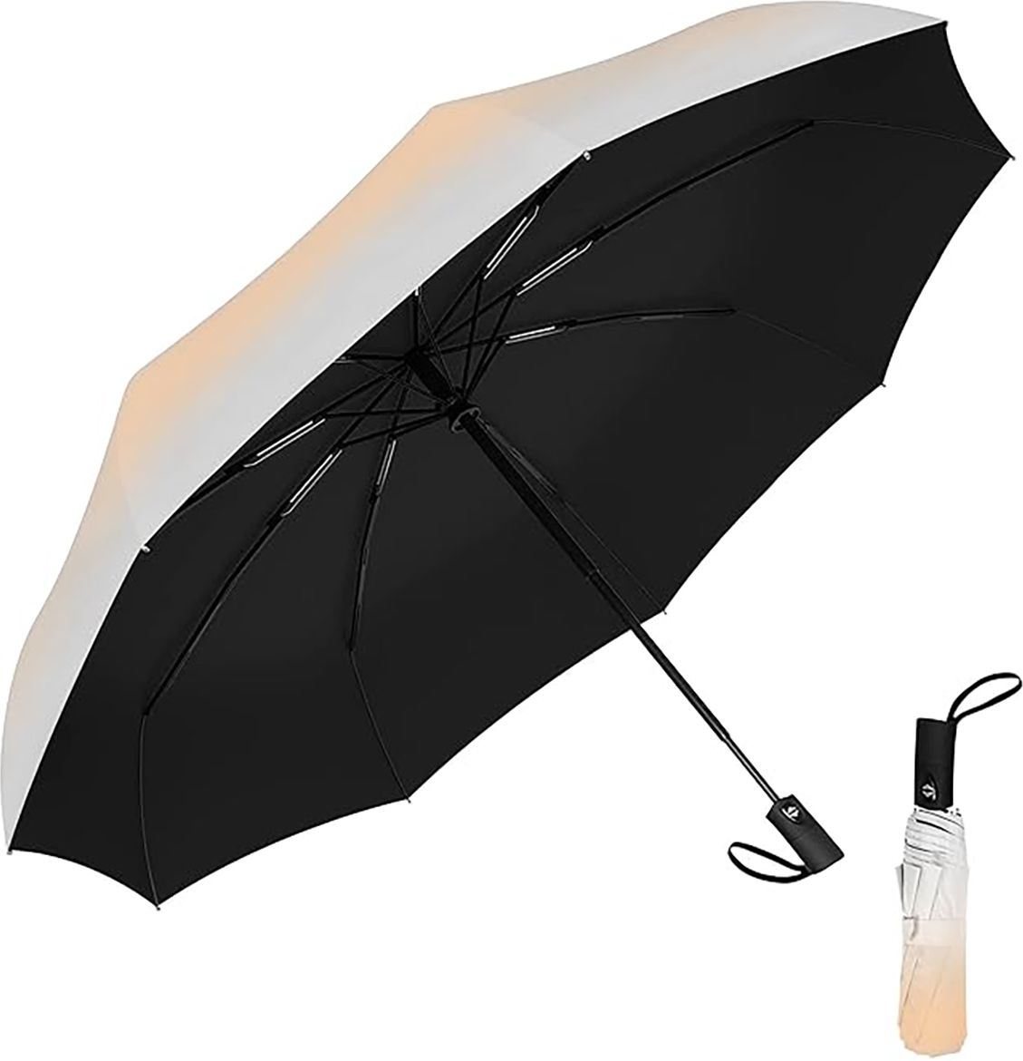 Mini Folding Compact Umbrella with Case,Portable Umbrella,Small Sun,Rain Pocket Umbrella-image-26