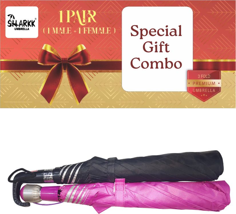 2-Fold Compact Umbrella combo for Men & Women Umbrella-image-15