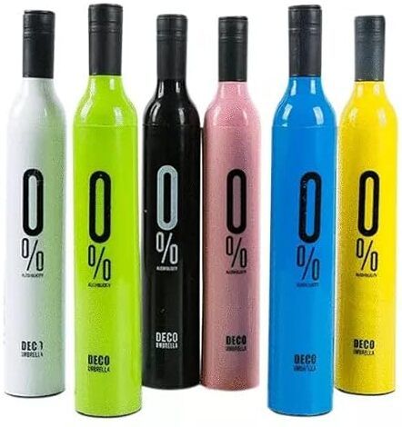 Portable folding wine bottle shape style umbrella Umbrella-image-19