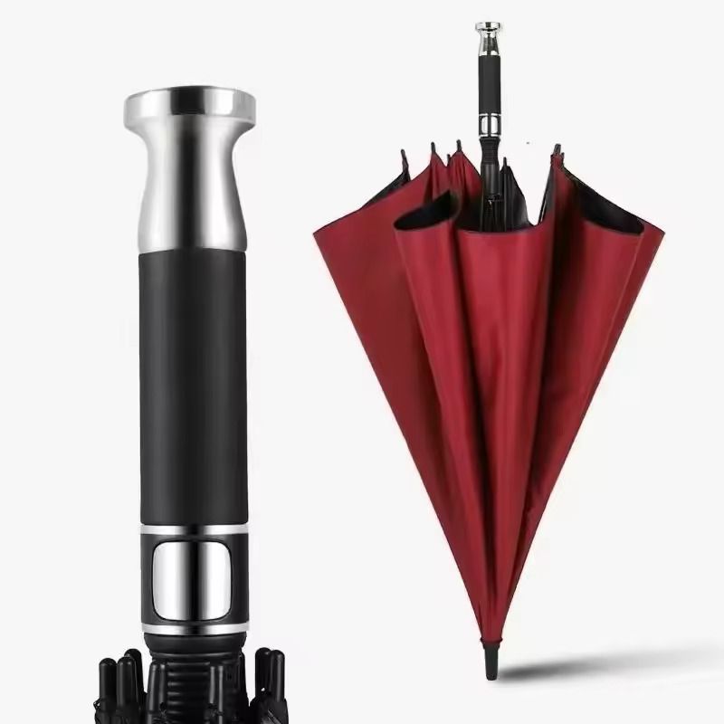 Royal Classic Handle Umbrella Auto Open Windproof Unbreakable Stick Rain Umbrella-image-11