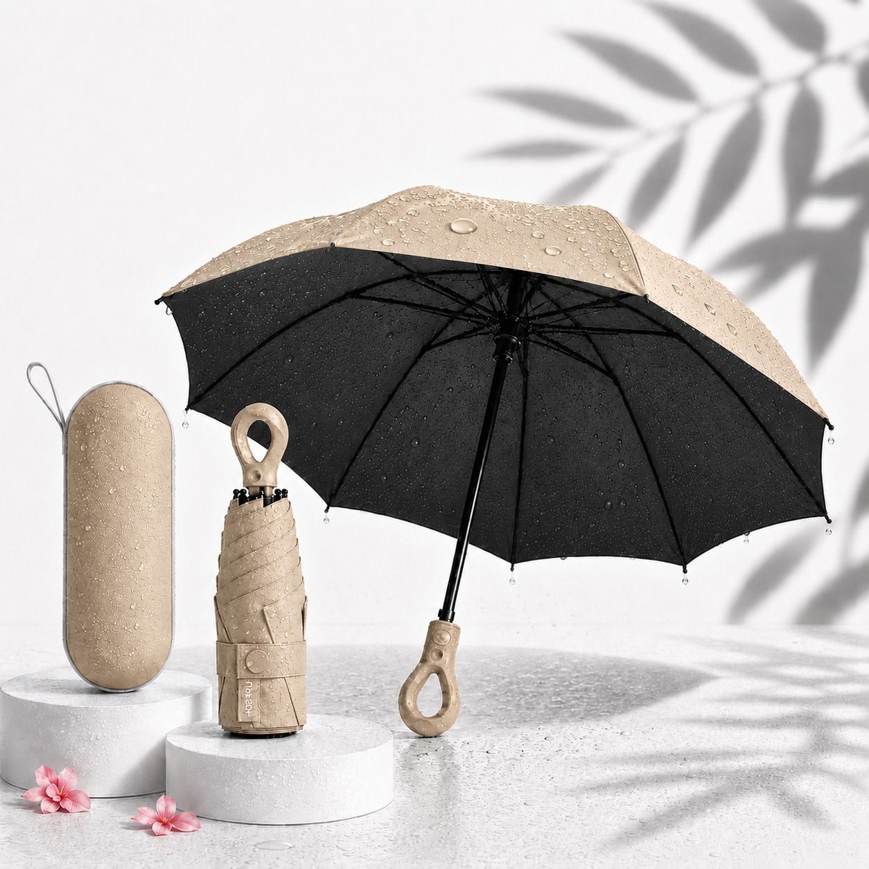 cairoman RainGuard Auto Open rain & Windproof 3 Fold Umbrella-picture-27