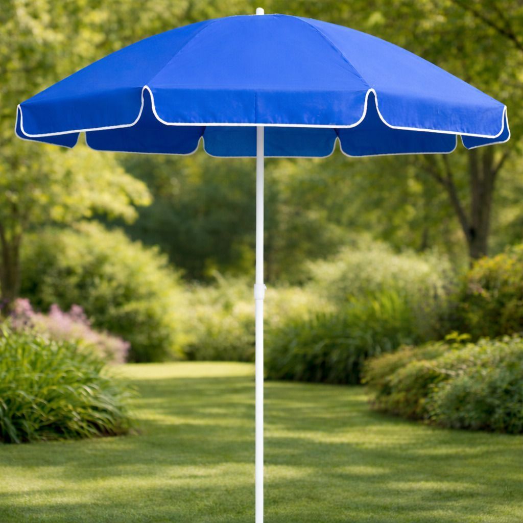 rainvibe Outdoor Garden Size 6 Feet Wthout MS Stand Umbrella beach umbrella Umbrella-picture-12