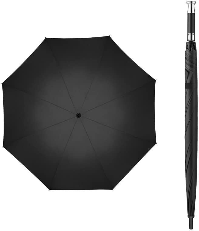 Big Large Sport Golf Umbrella,Rolls Royce Umbrella Silver Metal Handle Umbrella-image-17