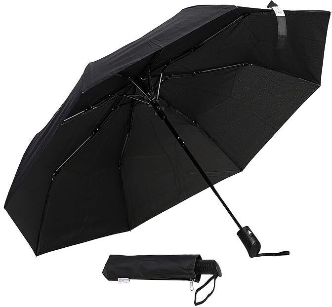 21 inch Auto Open 3-Fold Umbrella – Compact & Lightweight for Men, Women Umbrella