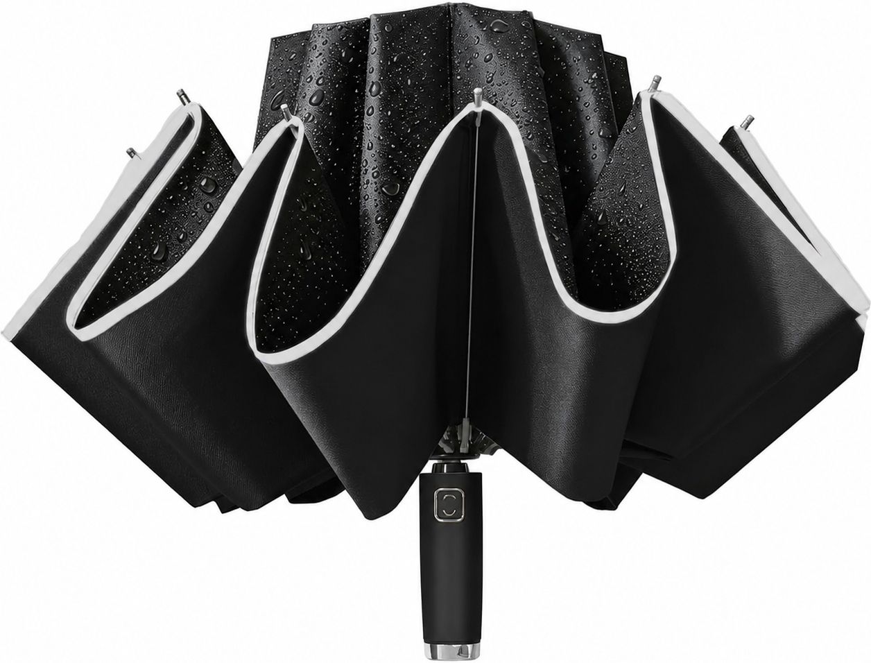 contacts Compact Folding Umbrella – Windproof Travel Umbrella Umbrella-picture-17