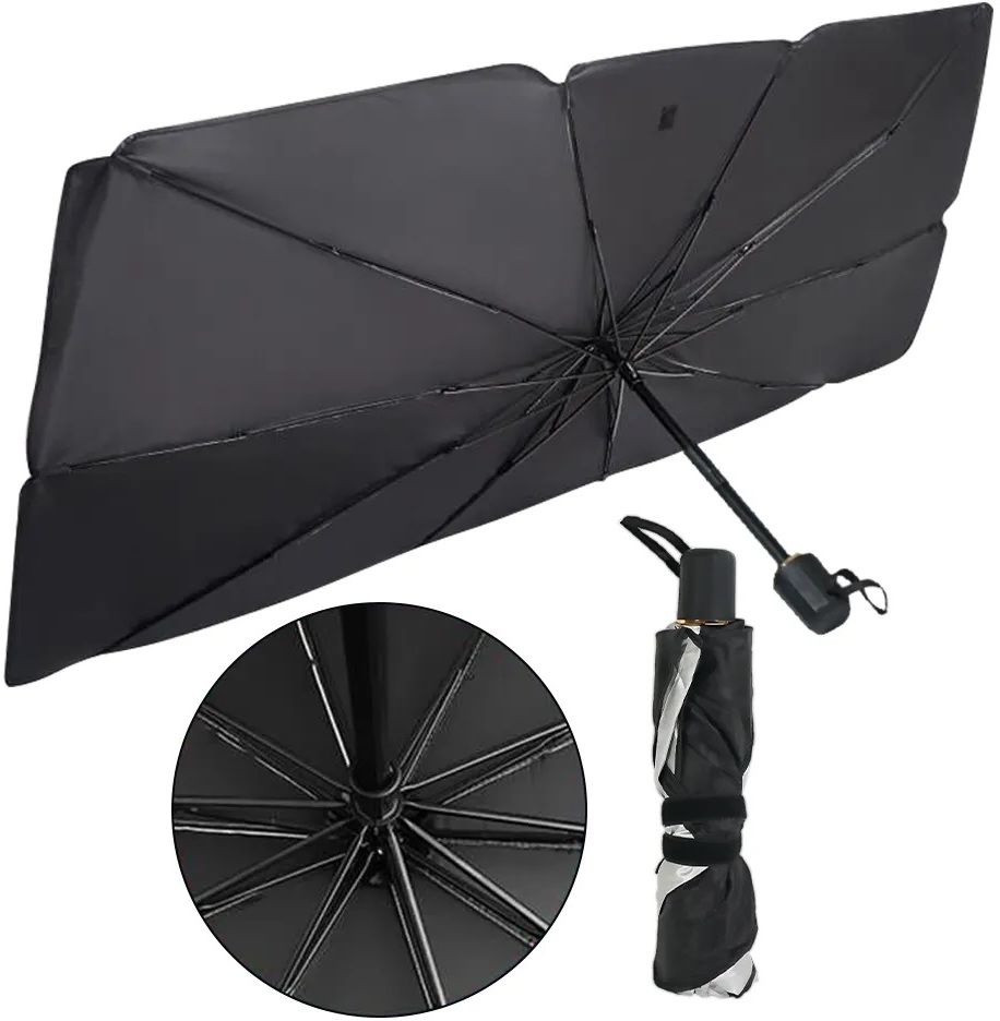 Car Umbrella Windshield Sun Shade Umbrella, Foldable Car Sunset Umbrella Cover Umbrella-image-40