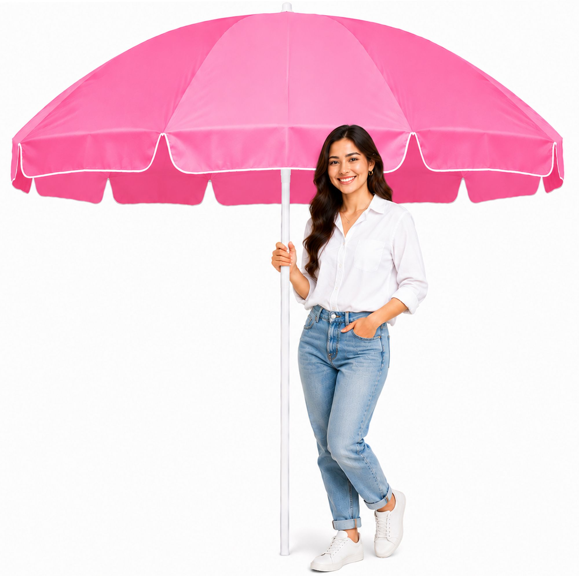 Garden Umbrella Smart 7ft Outdoor Shade Model Umbrella-image-19