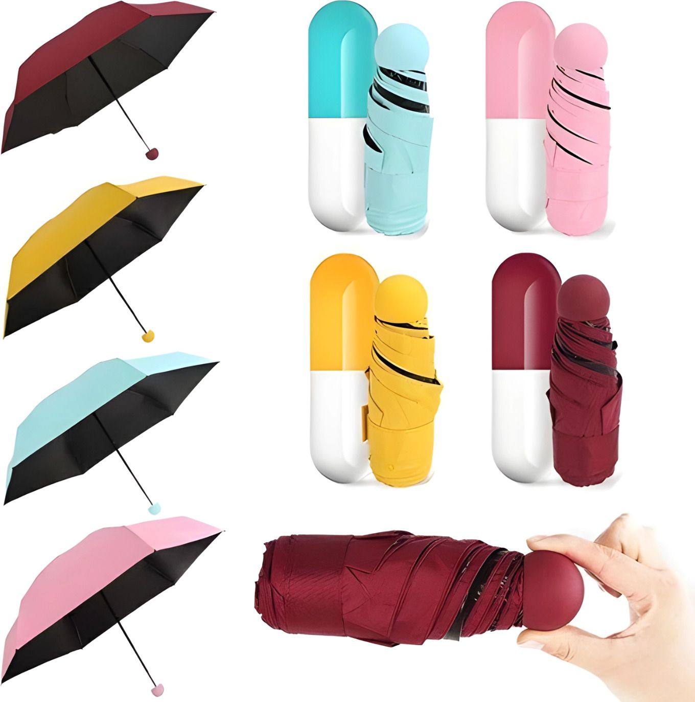 grypp CAPSULE UMBRELLA MULTICOLOUR Umbrella-picture-1